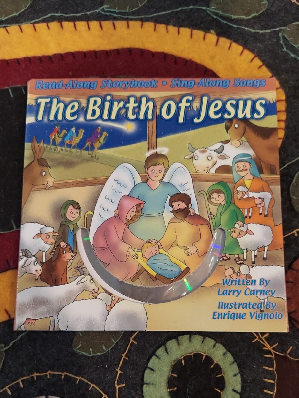 ❤️ Children's Read-Along Bible Story Book & CD Set Of 8 - Picture 9 of 13